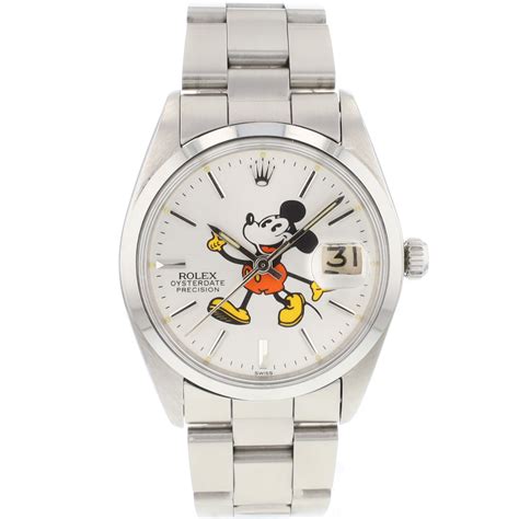 rolex oysterdate precision mickey mouse|Rolex Mickey Mouse .